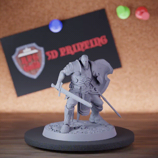 Knight 5e | DnD Valor Knight Frontier Miniature
