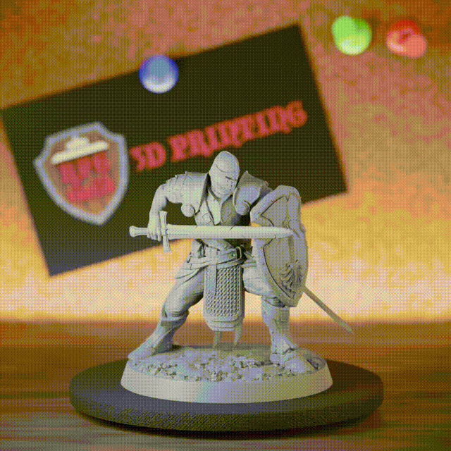 Ritter 5e | DnD Angriffsritter-Miniatur der Tapferkeit