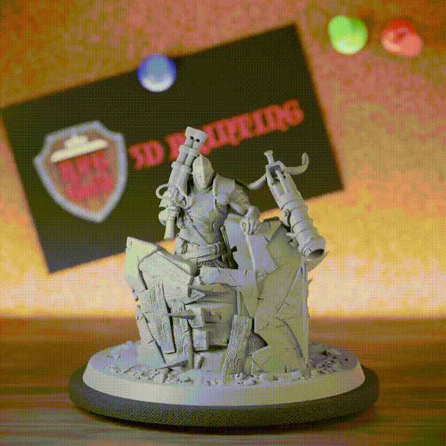 Knight 5e | DnD Valor Knight Bullet Chief Miniature