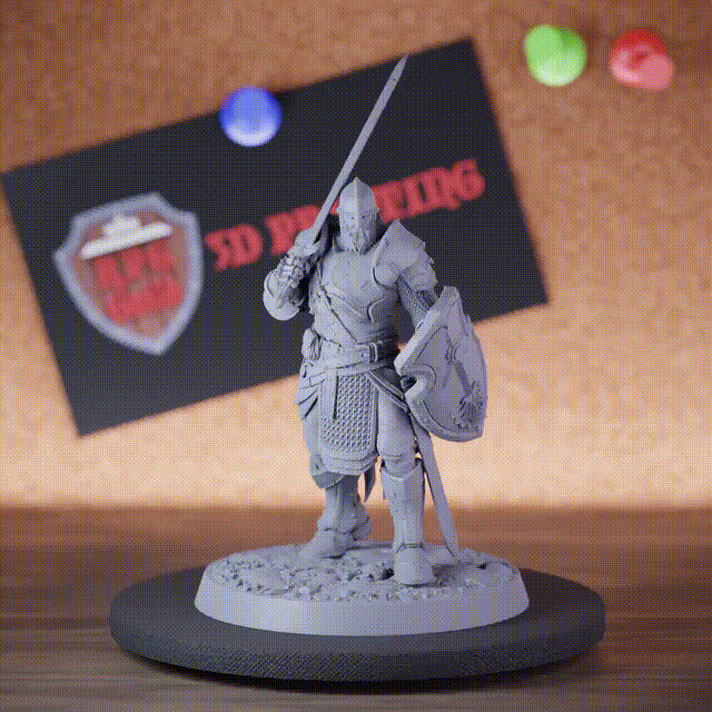 Knight 5e | DnD Valor Knight Commander Miniature