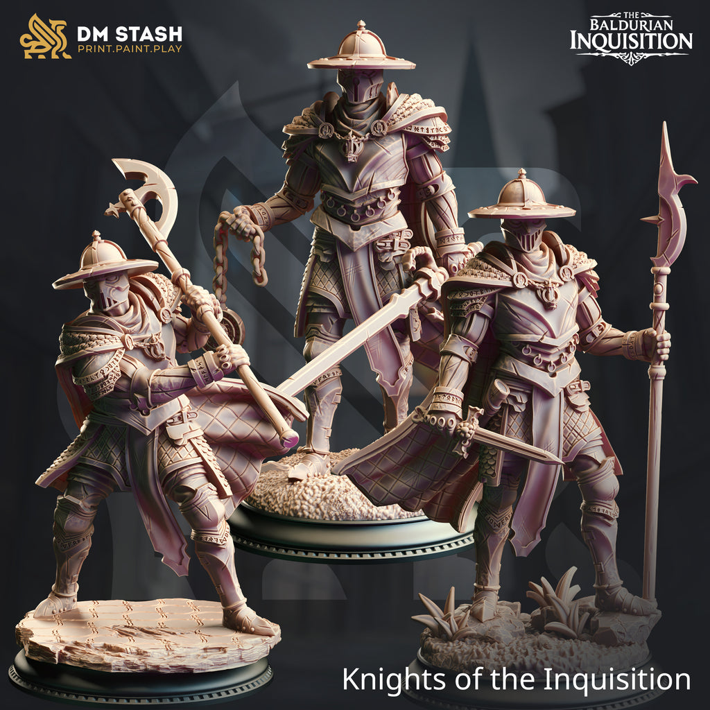 Baldurian Inquisition Bundle | DnD Miniature Set | 32-75mm
