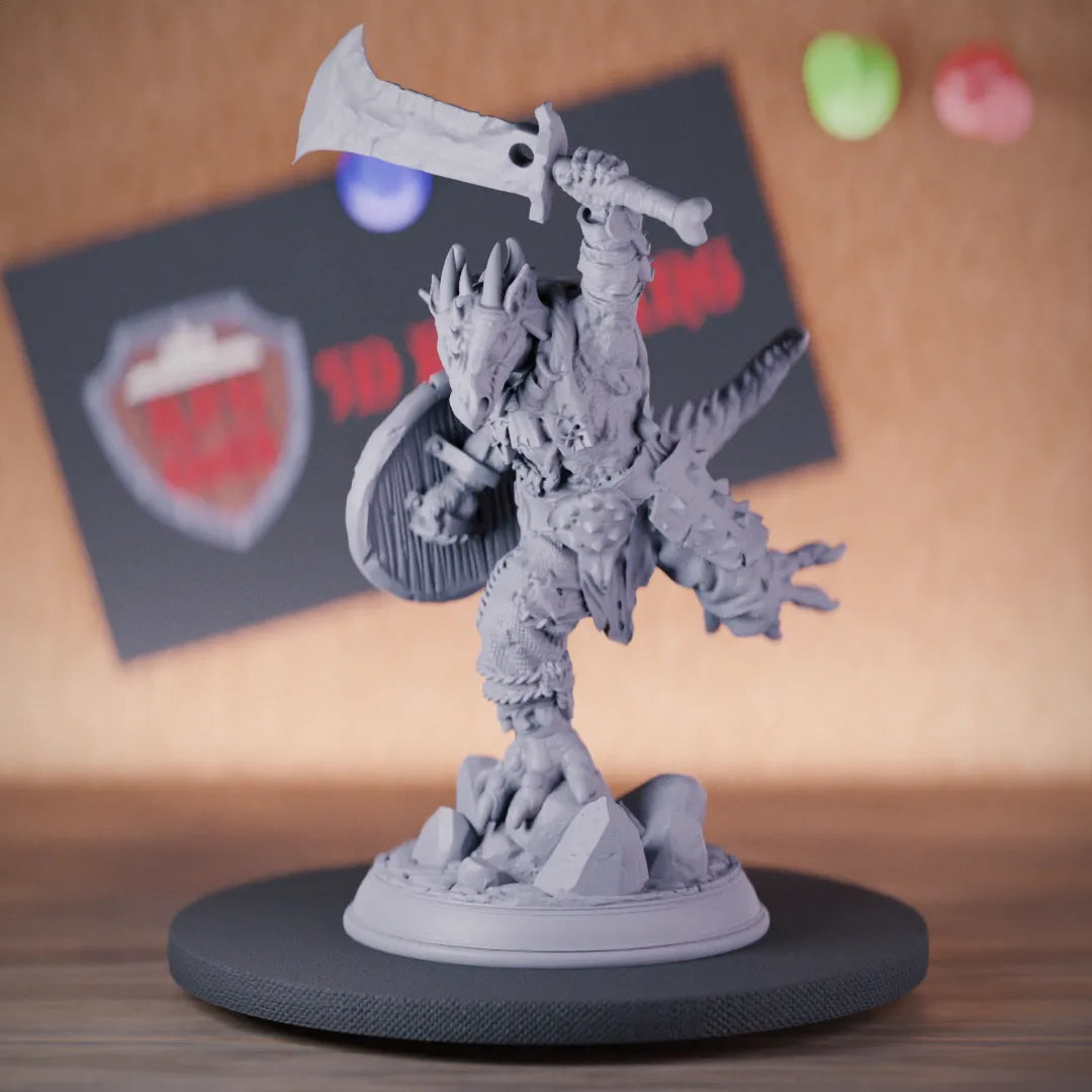 Kobold 5e | DnD Kobold Hunter Warrior Miniature 