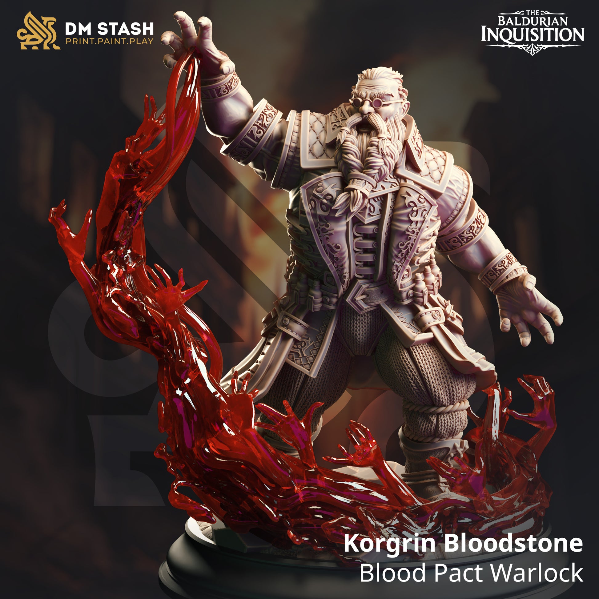 Baldurian Inquisition Bundle | DnD Miniature Set | 32-75mm