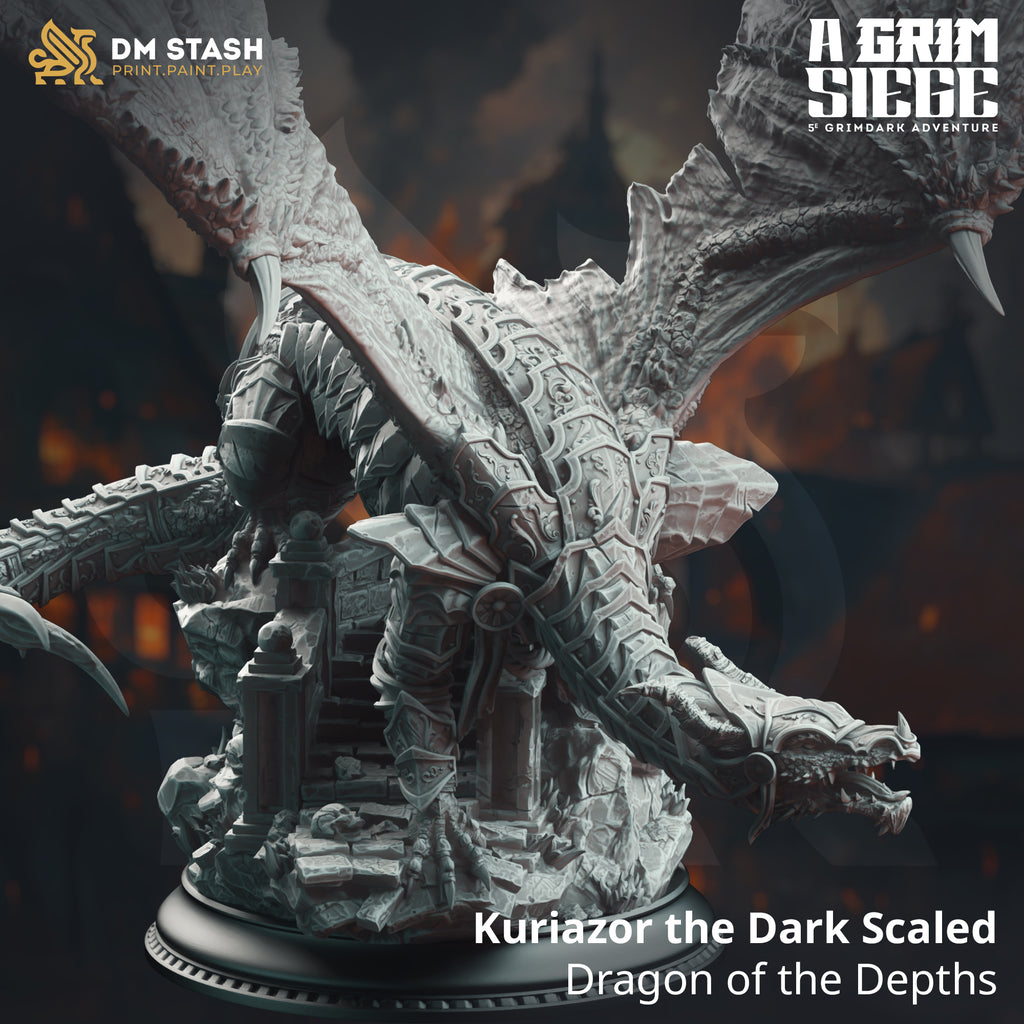 A Grim Siege Bundle | DnD Miniature Set | 32-75mm