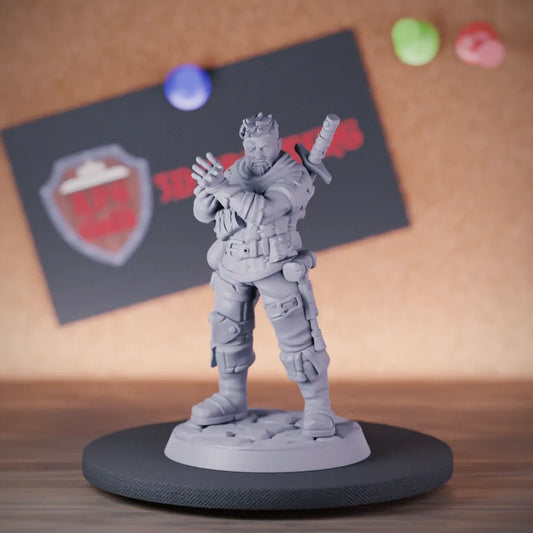 Fighter 5e | DnD Fighter Letho Miniature