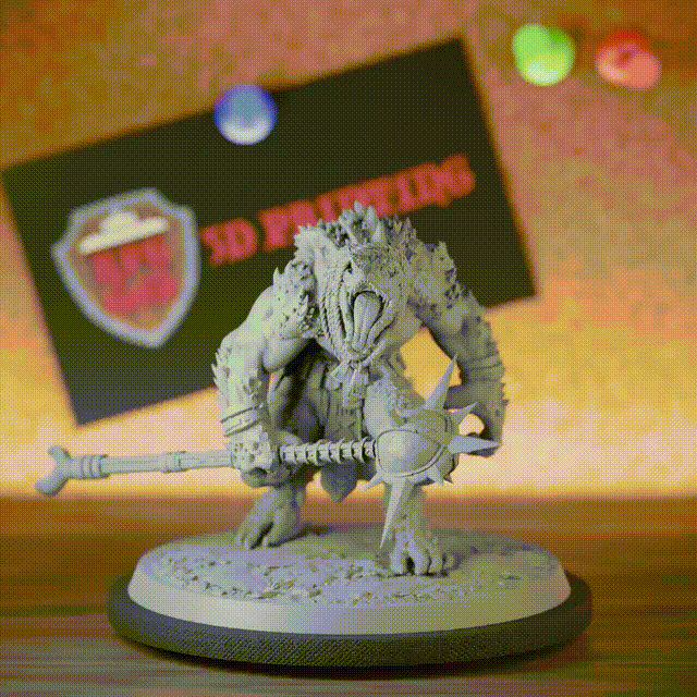 Echsenvolk 5e | DnD Stachelkeule Echsenmensch-Champion II Miniatur 