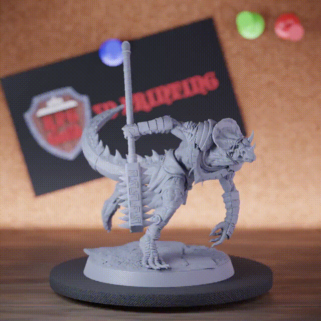 Grimscale 5e | DnD Echsenmenschen-Jagdminiatur 