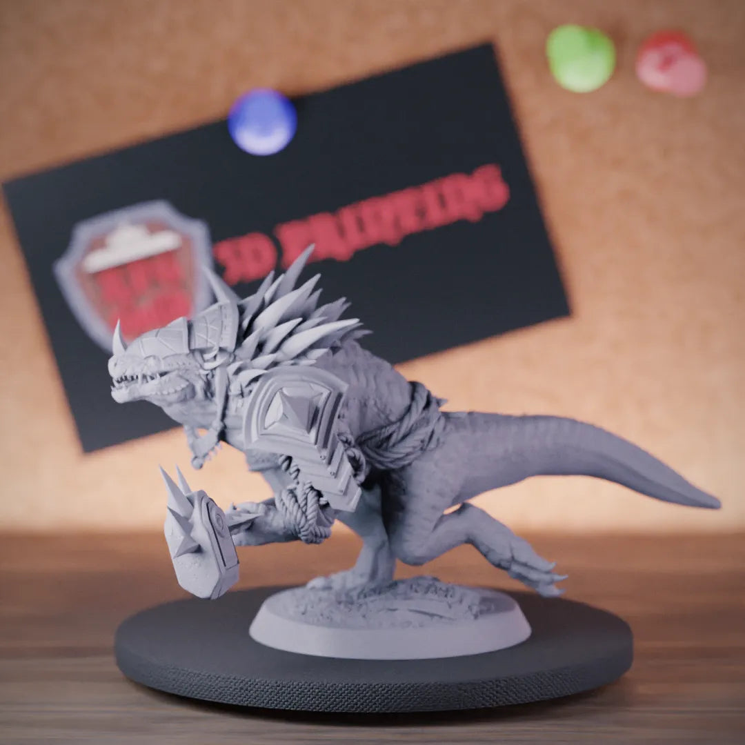 Lizardfolk 5e | DnD Lizardfolk Warrior Savage Miniature 