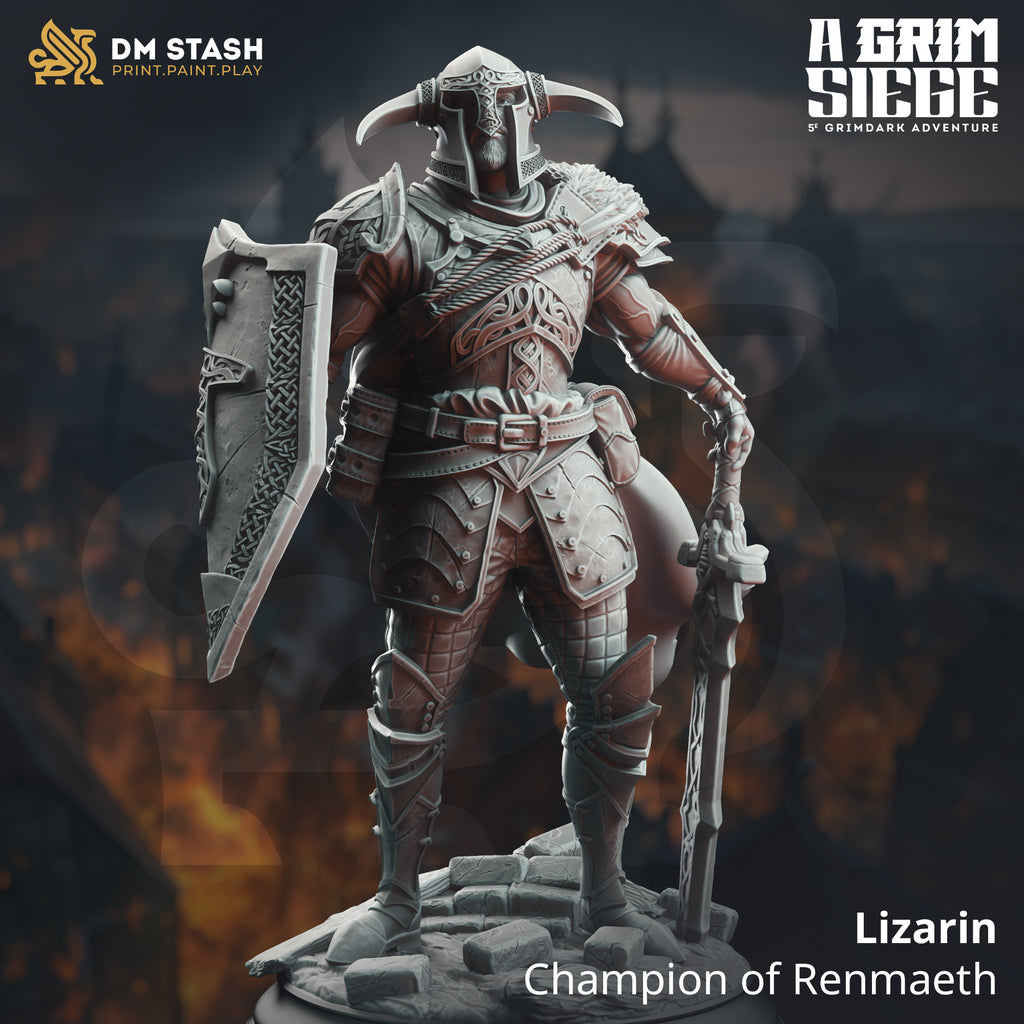 A Grim Siege Bundle | DnD Miniature Set | 32-75mm