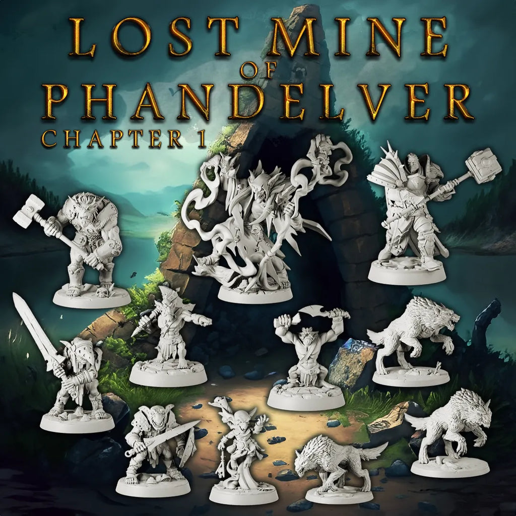 Lost Mine of Phandelver 5e | DnD Complete Set of Miniatures