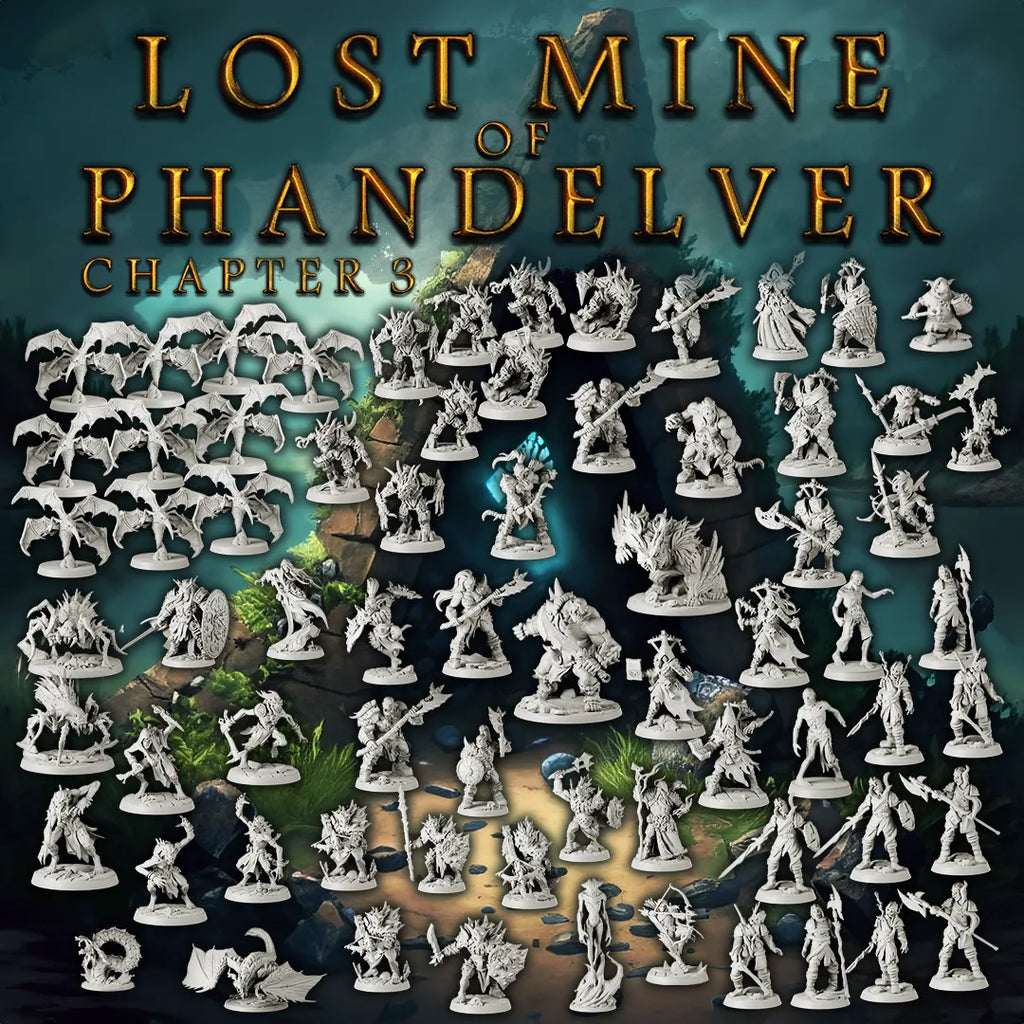 Lost Mine of Phandelver 5e | DnD Complete Set of Miniatures