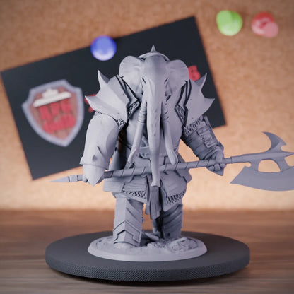 Oliphant 5e | DnD Oliphant Axe Warrior Miniature