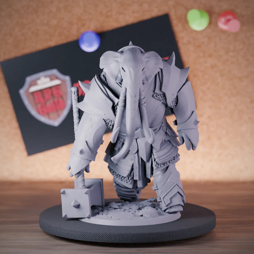 Oliphant 5e | DnD Oliphant Amored Warrior Miniature