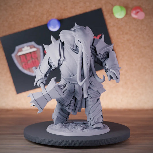 Oliphant 5e | DnD Oliphant Fighter Armored Miniature