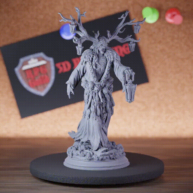 Mort-vivant 5e | Miniature de Porte-lampe Lykteholder Sentinel d'Elderwood Draugr JdR