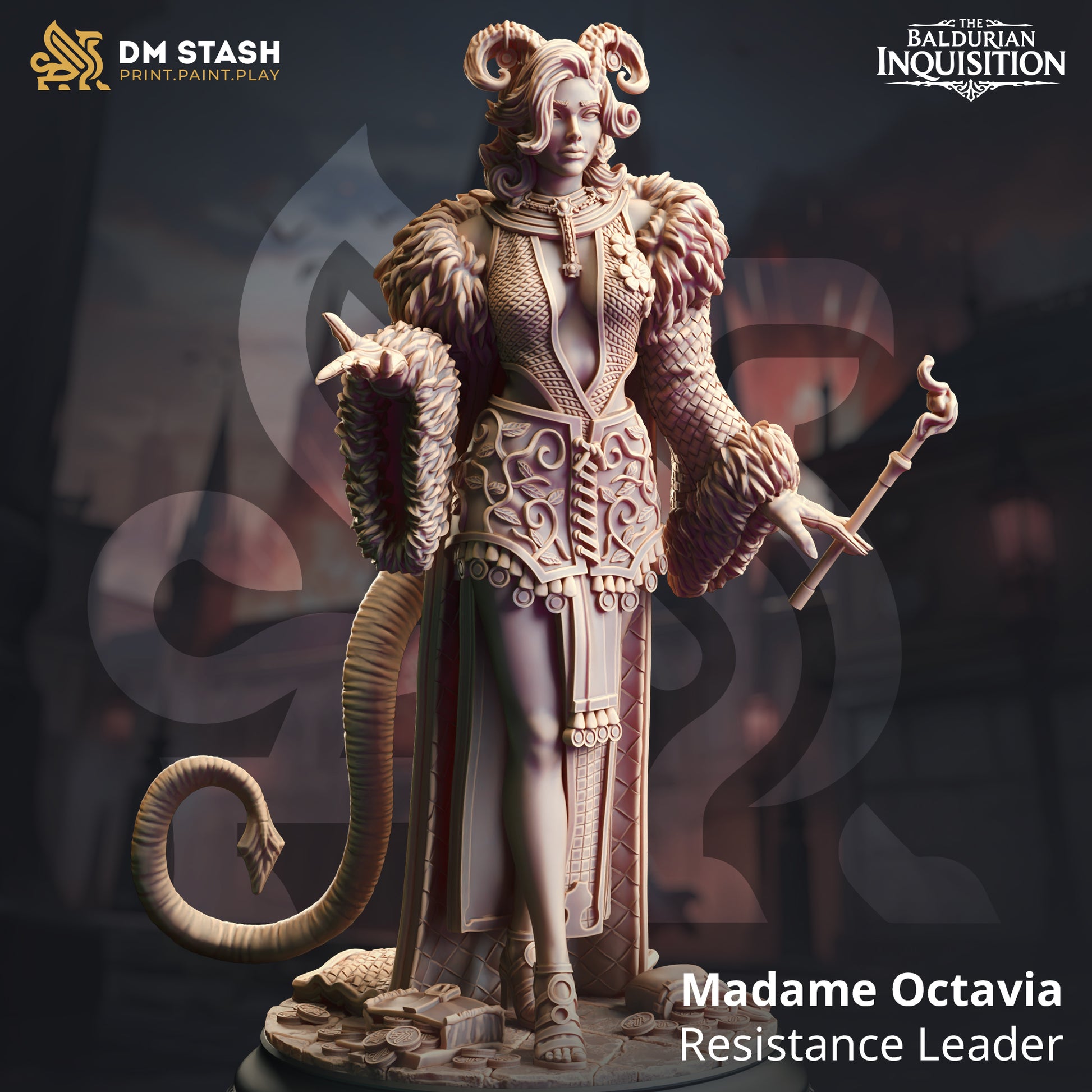 Baldurian Inquisition Bundle | DnD Miniature Set | 32-75mm