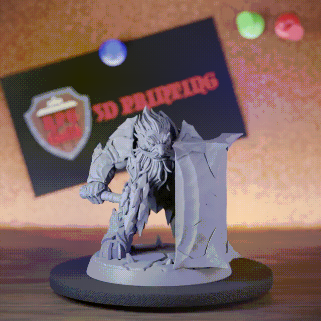 Dumlok 5e | DnD Vulkanischer Schildträger Dumlok Verteidiger Miniatur 