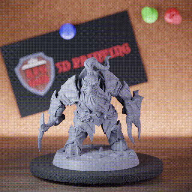 Dumlok 5e | DnD Dumlok Doppelwaffen-Miniatur