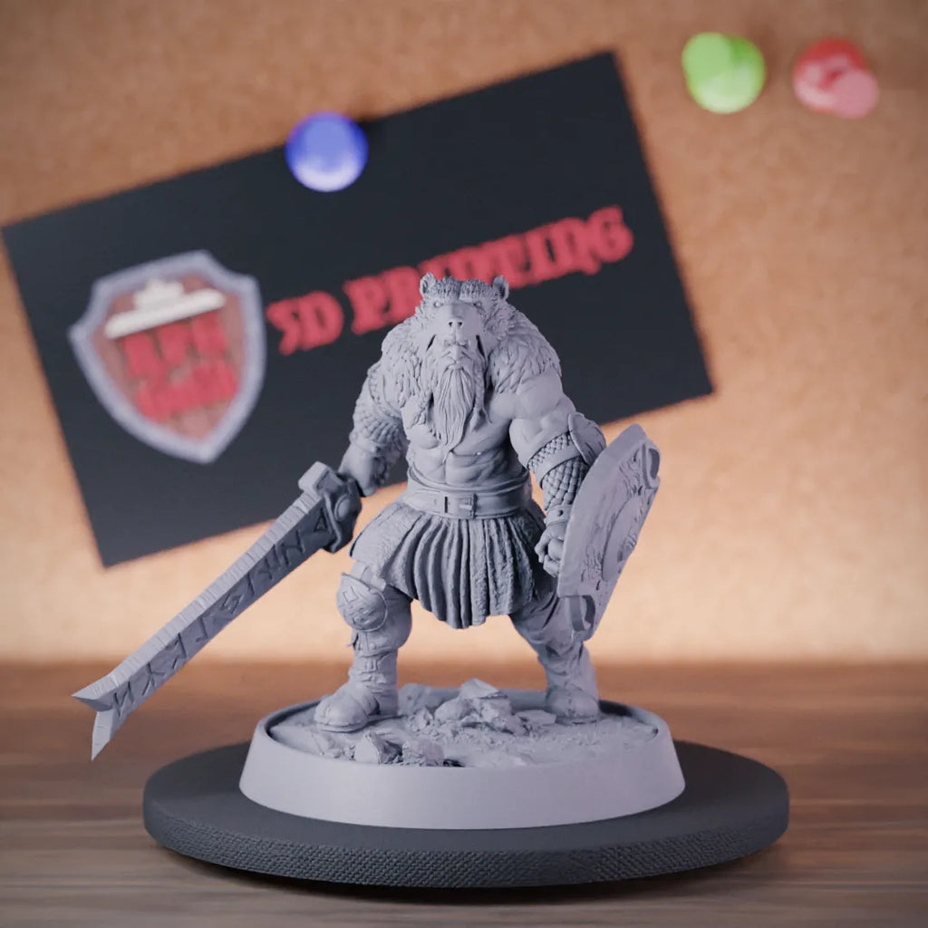 Barbarian 5e | DnD Barbarian Northman Miniature