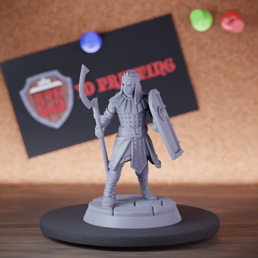 Fighter 5e | DnD Jungle Themed Fighter Miniature
