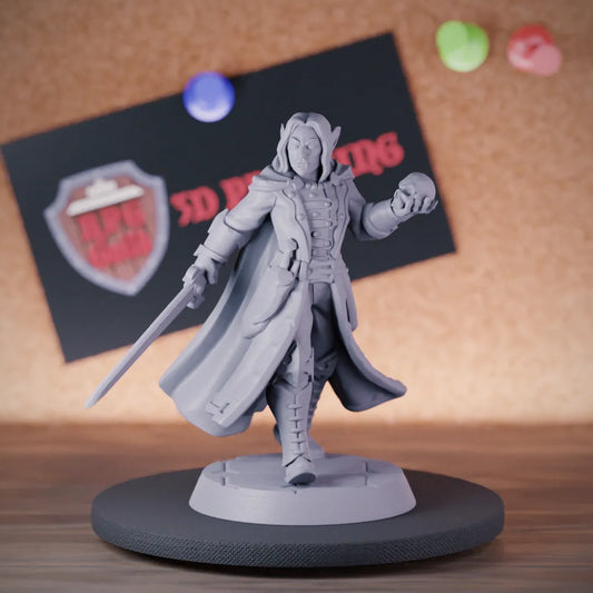 Vampire 5e | DnD Vampire Fighter Curse of Strahd Miniature