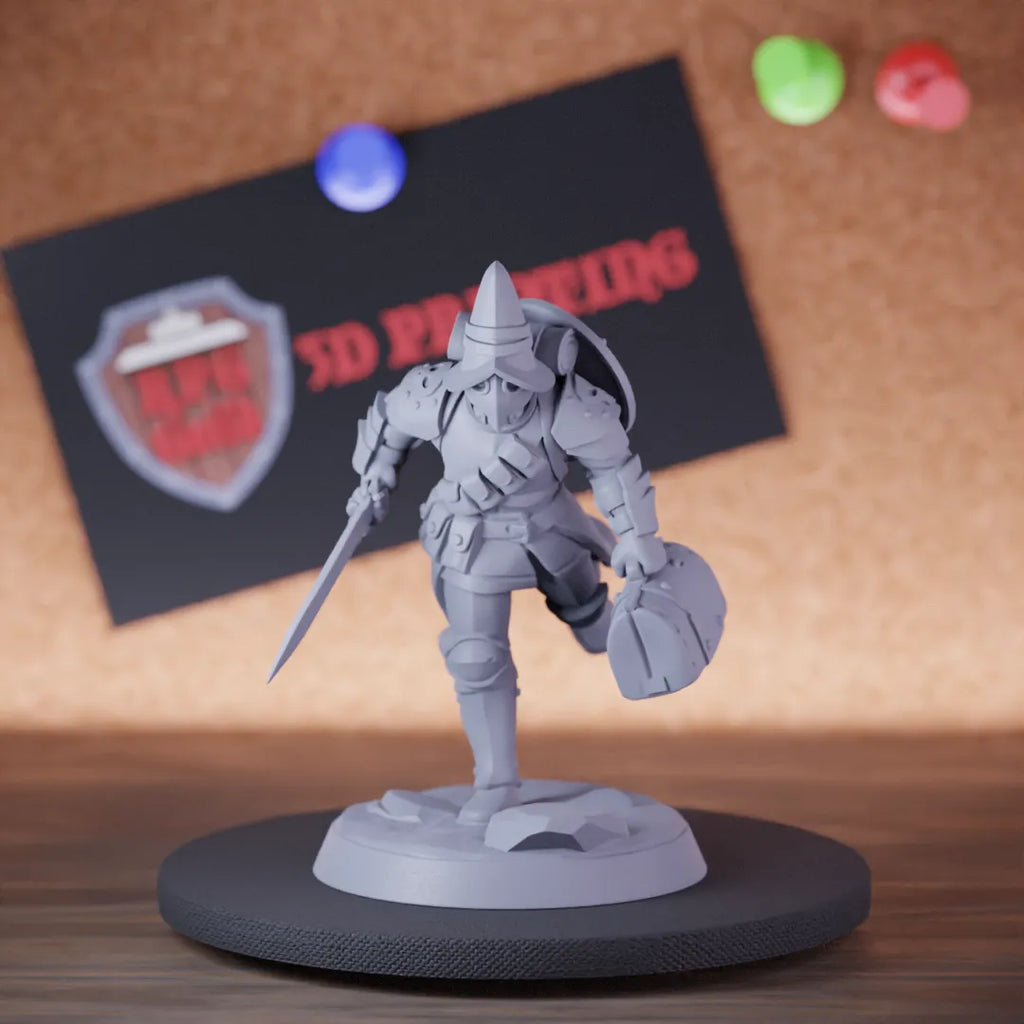Vanguard 5e | DnD Vanguard Warrior Running Miniature