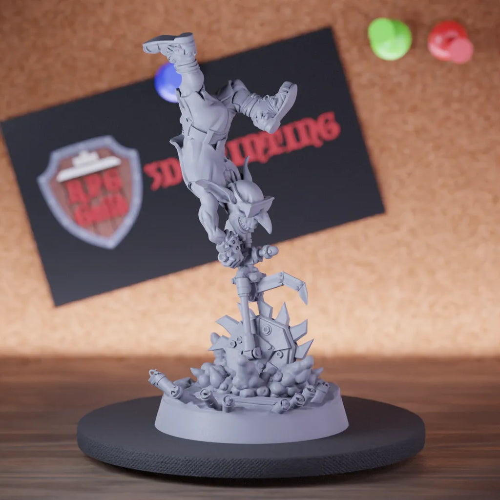 Goblin 5e | DnD Goblin Chainsaw Monster Miniature