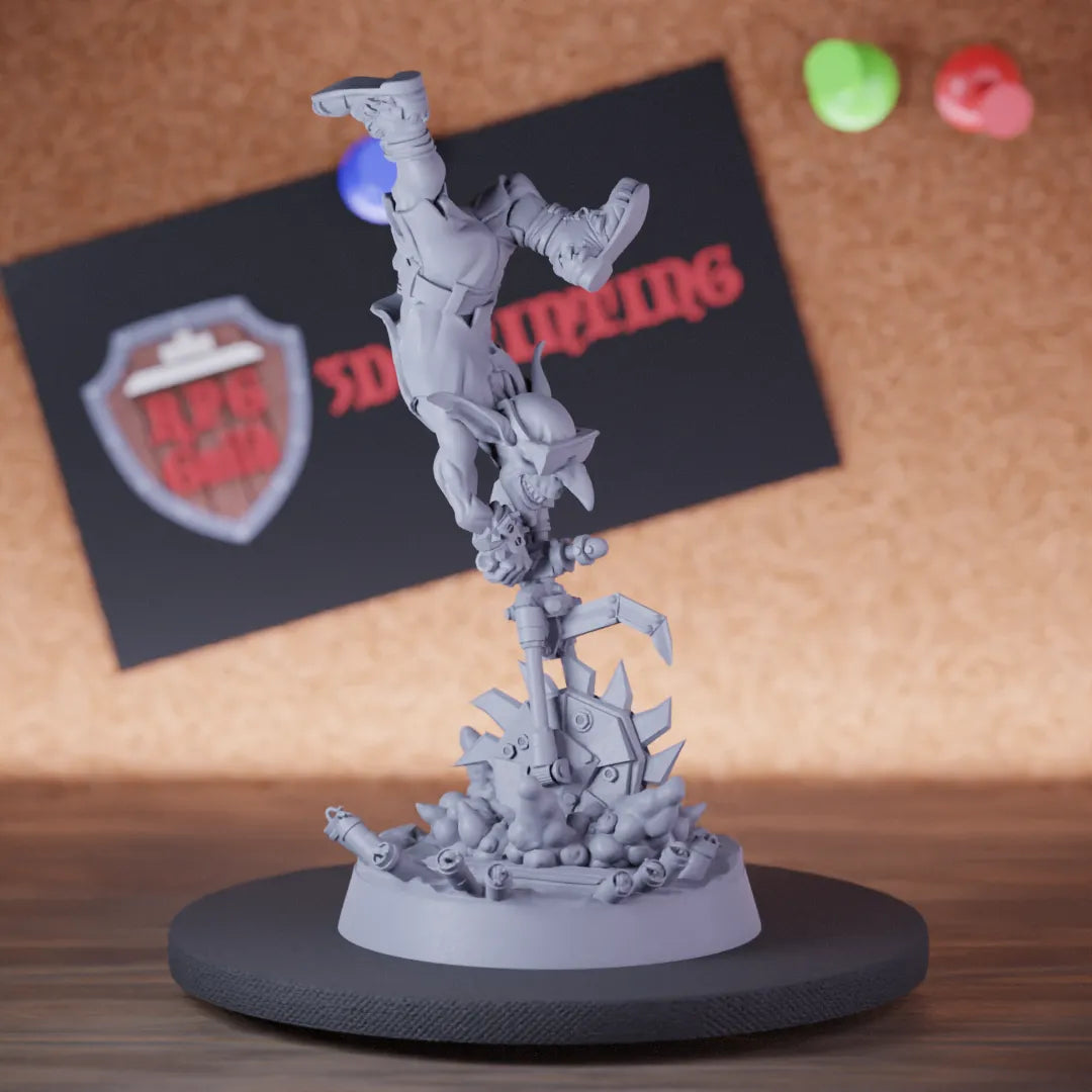Goblin 5e | DnD Goblin Chainsaw Monster Miniature
