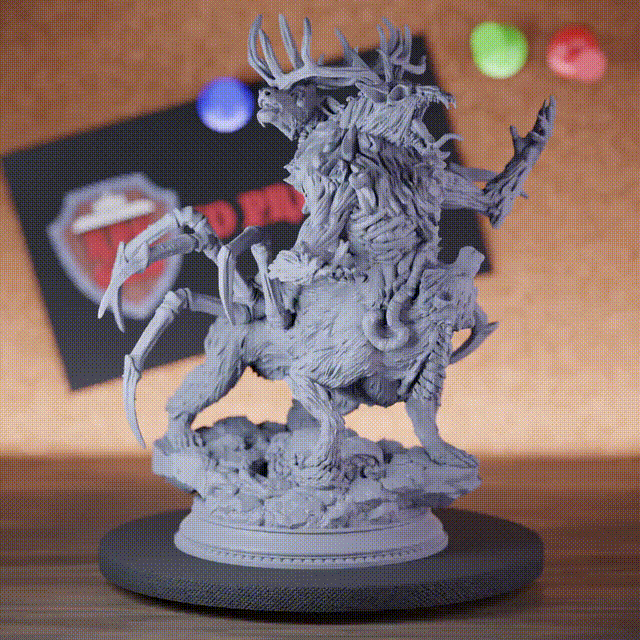 Wendigo 5e | Miniature de bête forestière monstrueuse de DnD