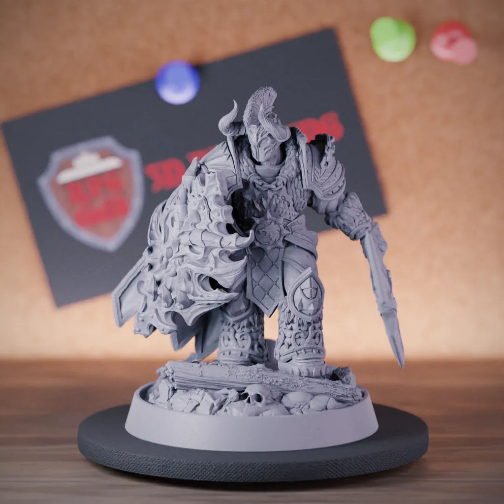 Fighter 5e | DnD Armored Fighter Greataxe Miniature