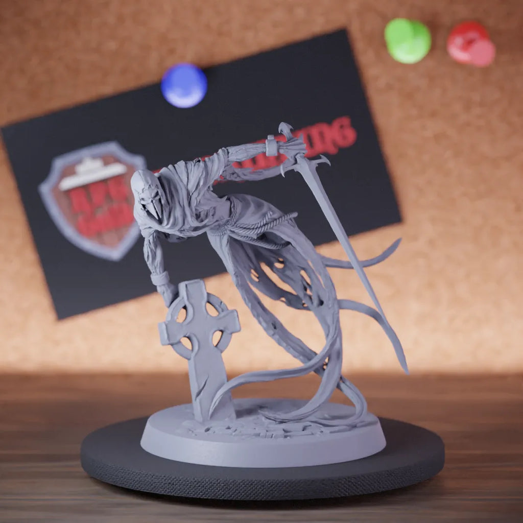 Banshee 5e | DnD Banshee Undead Defender Sword Miniature