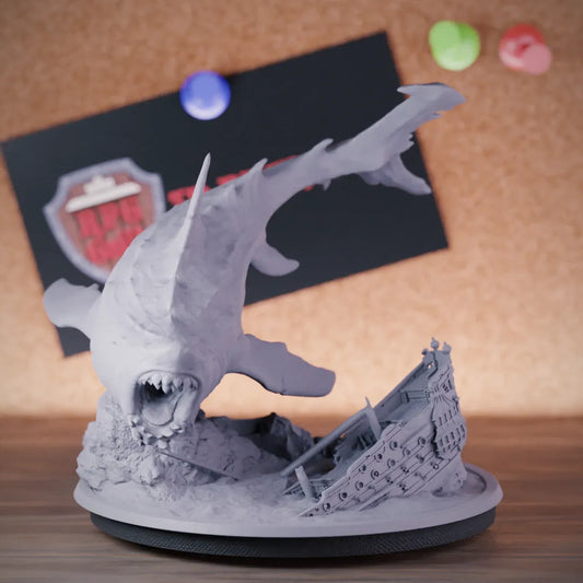 Beast 5e | DnD Megalodon Monster Miniature