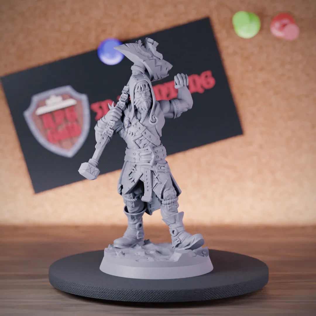 Bandit 5e | DnD Bandit Hammer Human Miniature