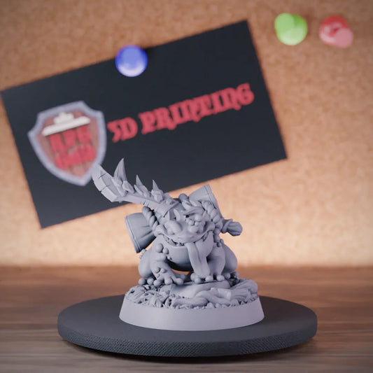 Grung 5e | DnD Grung Poisoned Sword Miniature