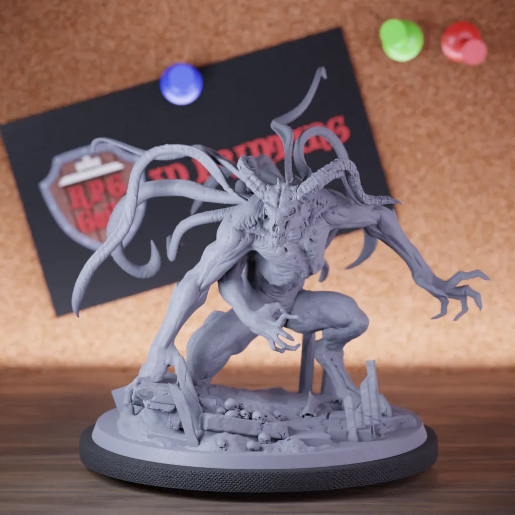 Highly detailed monstrosity tentacles claw miniature of Monstrosity, perfect for DnD 5e encounters, fantasy tabletop RPG campaigns, painting and display.