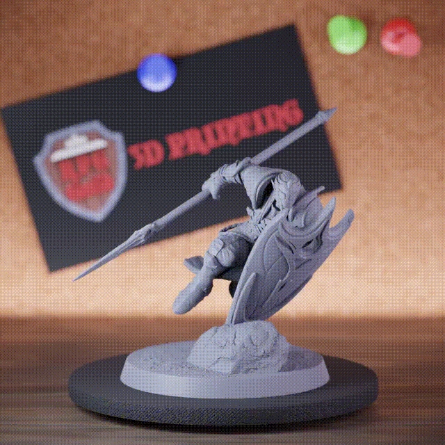 Elf 5e | DnD Savage Moon Spear Elf Guard Miniature