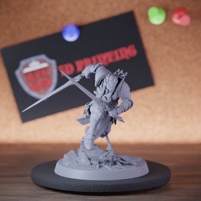 Elf 5e | DnD Moon Elf Dualist Miniature