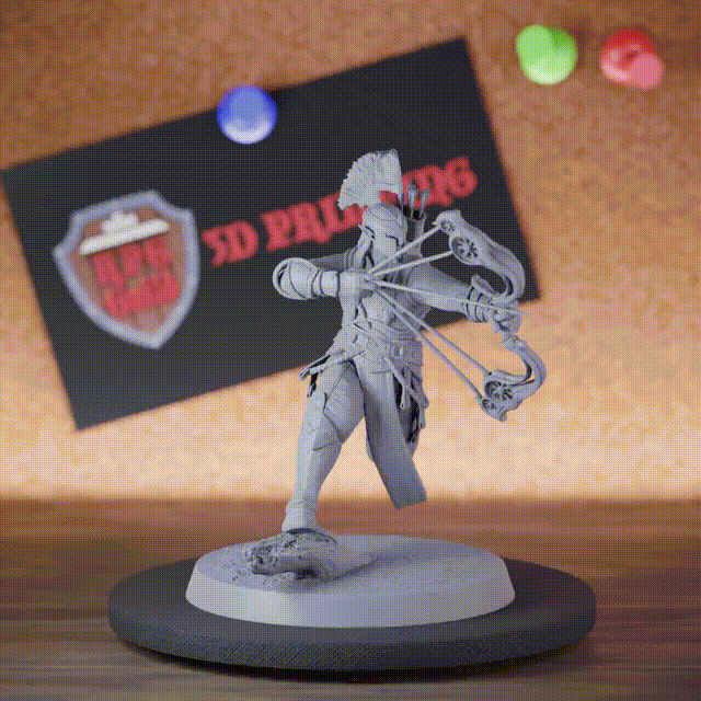 Elf 5e | DnD Masked Elf Moon Ranger Miniature