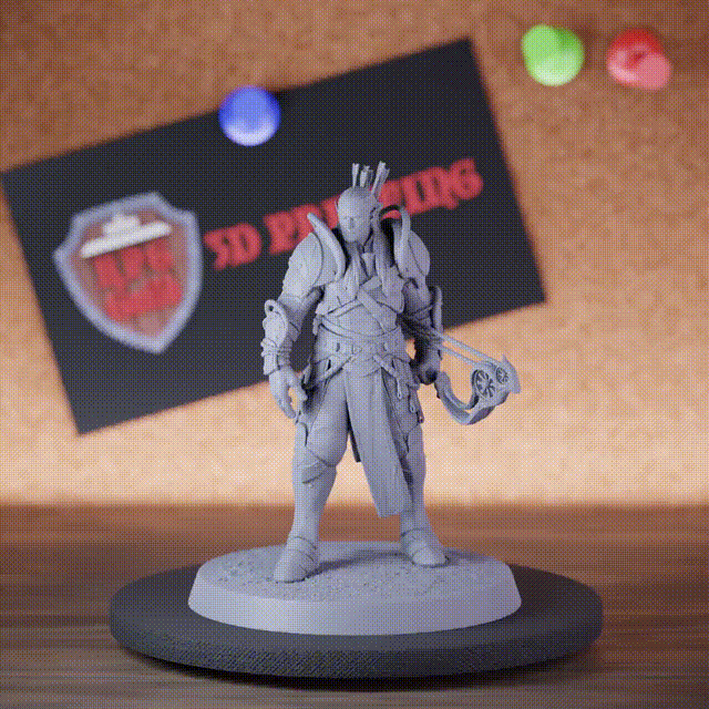 Elf 5e | DnD Moon Elf Arcane Bow Defender Miniature