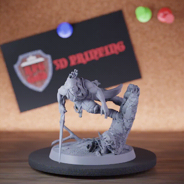 Elf 5e | DnD Mondelfen-Dynamik-Schurkenminiatur 