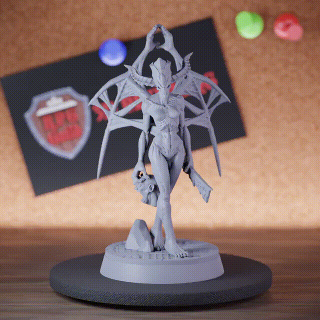 Demon 5e | DnD Priestess Hellish Spawn Demon Miniature