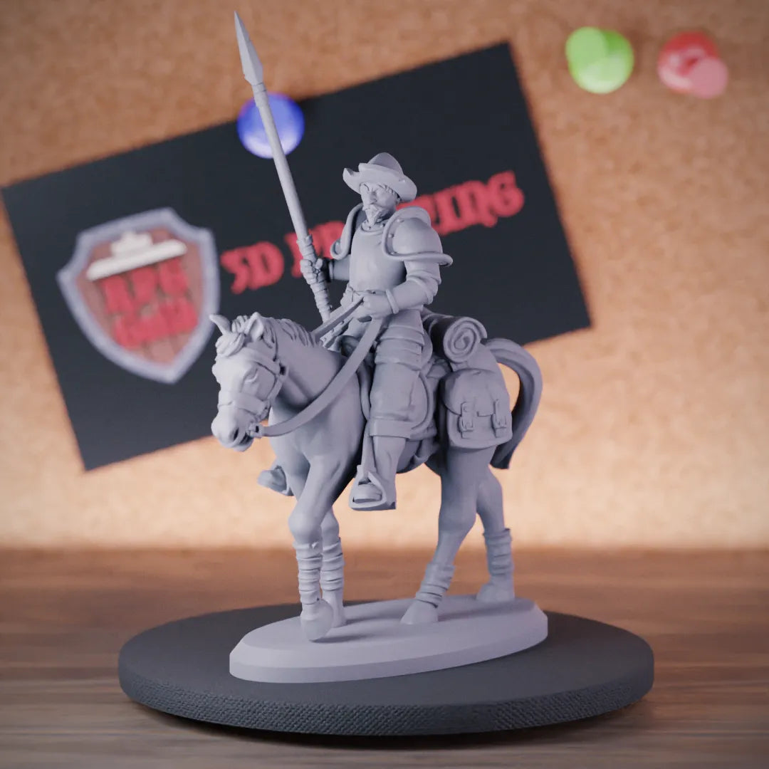 Knight 5e | DnD Knight Cavalier Town Guard Miniature