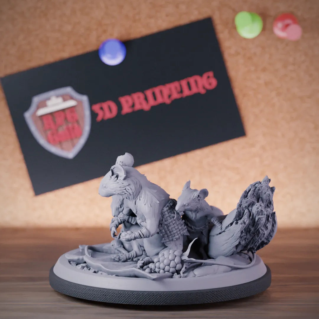 MouseFolk 5e | DnD Family Camp Miniature