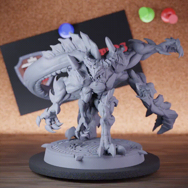 Dämon 5e | DnD Mehrarmiger Behemoth-Dämon II Miniatur 