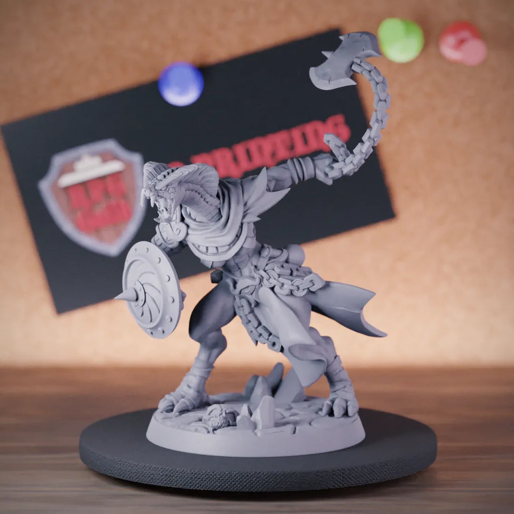 Yuan Ti 5e | DnD Female Yuan Ti Fighter Miniature