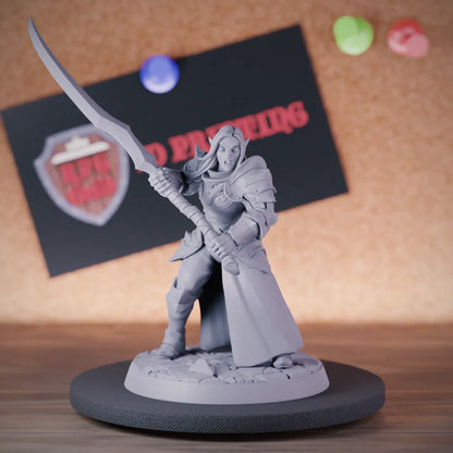 High Elf 5e | DnD High Elf Fighter Champion Miniature