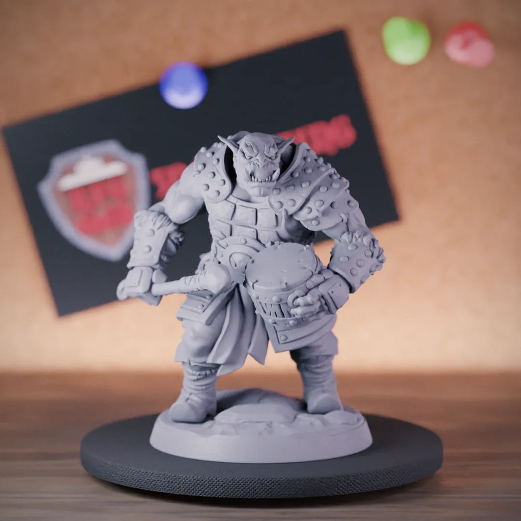Orc 5e | DnD Orc Guardian Drum Miniature