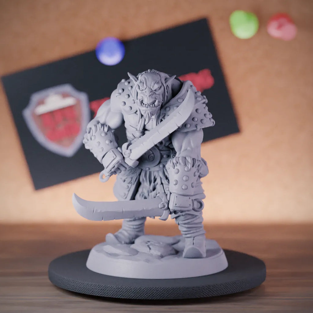 Orc 5e | DnD Orc Rogue Warrior Miniature