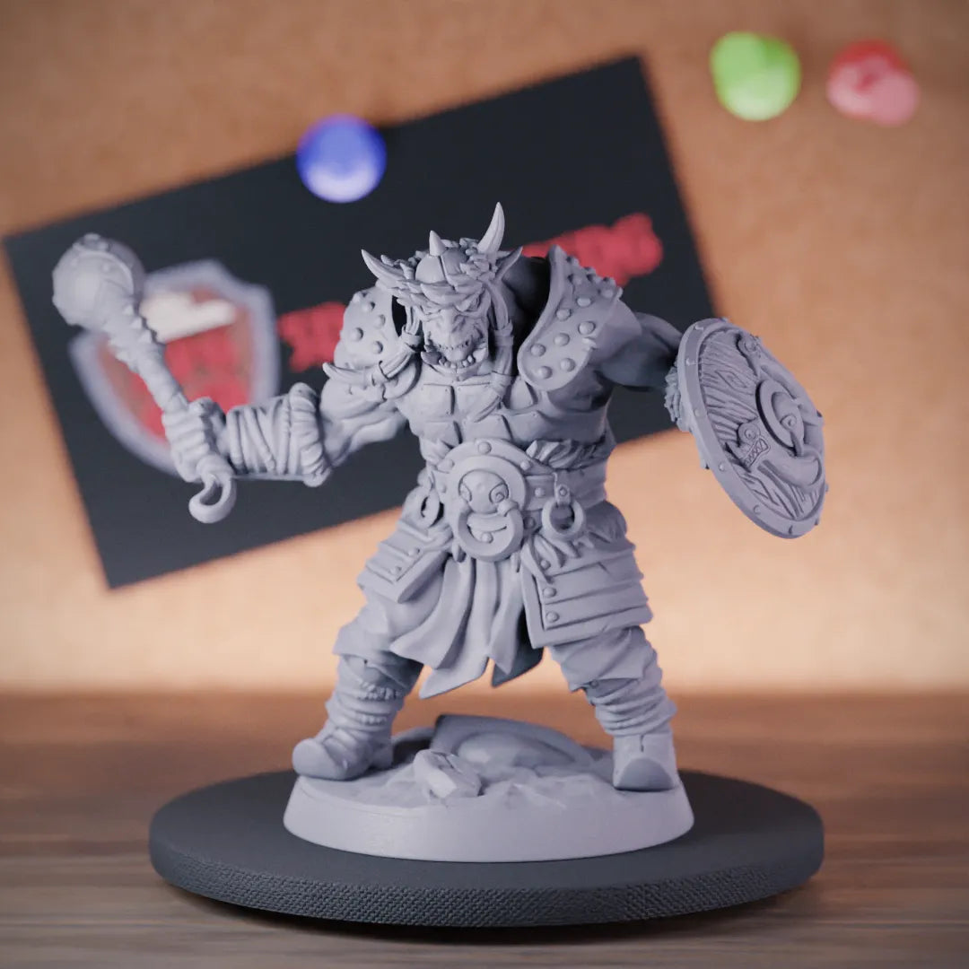 Orc 5e | DnD Orc Fighter Champion Mace Miniature