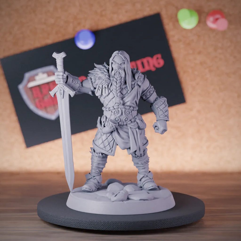 Fighter 5e | DnD Viking Fighter Warrior Miniature